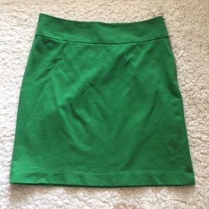 Banana Republic Bright Green Mini Skirt Petite